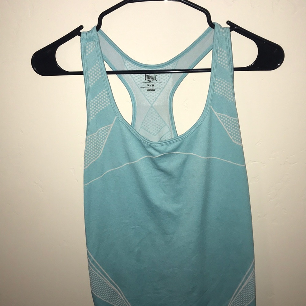 Light blue ever-last muscle tank